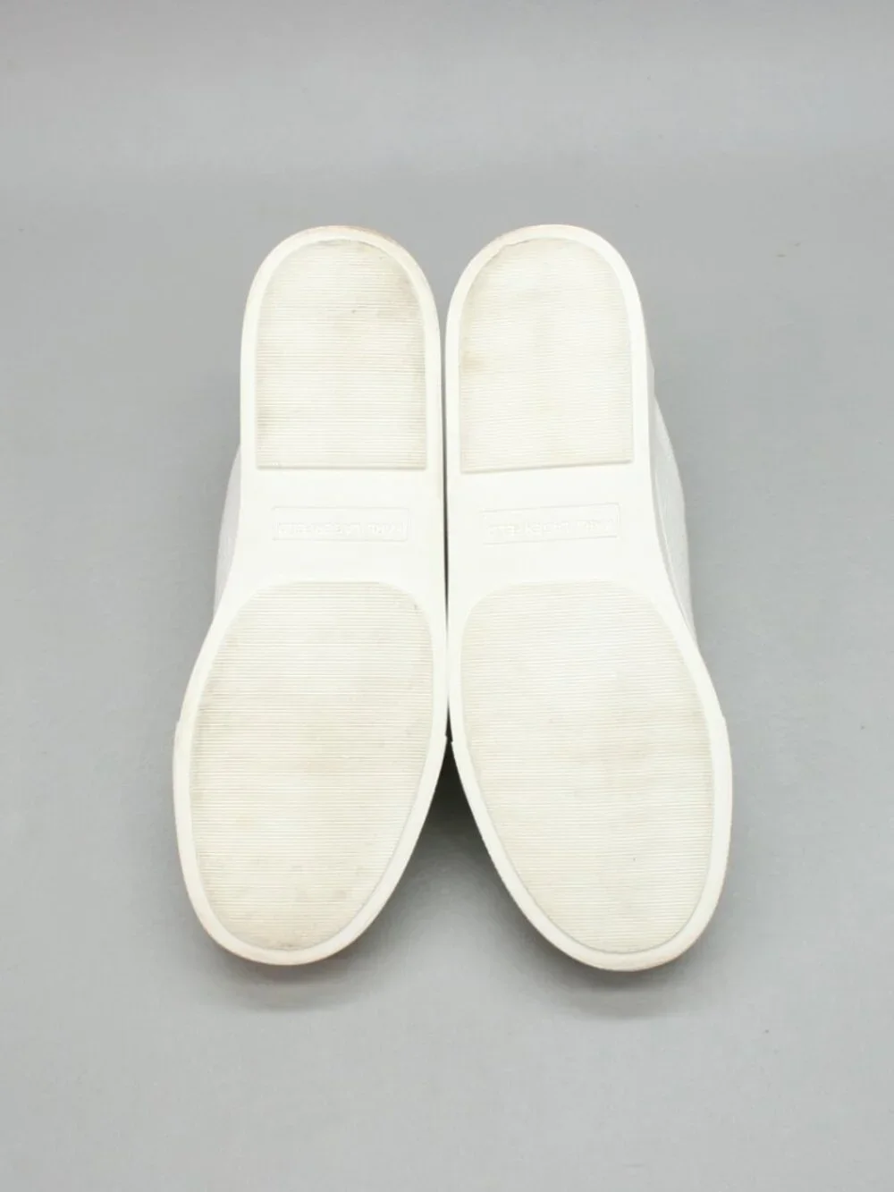 Karl Lagerfeld Paris Ladies 7.5 Ceci Slip-on Shoes White Leather Loafer Sneakers